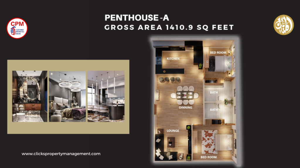 arabian 99 mall penthouse plan A